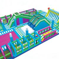 Parcours d'obstacles gonflable en PVC écologique et château gonflable commercial pour aire de jeux pour enfants - Jeu de défi grande capacité pour adultes