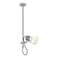 Spot de plafond à corps en aluminium à ailettes, éclairage doux et réfléchi, luminaire d'appoint pour salon, décoration de galerie, plafonnier