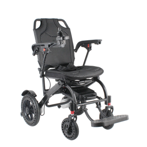 Fauteuil roulant électrique portable intelligent à batterie au lithium 24V en alliage d'aluminium pliable léger, capacité de 100 kg pour - Product Image 2