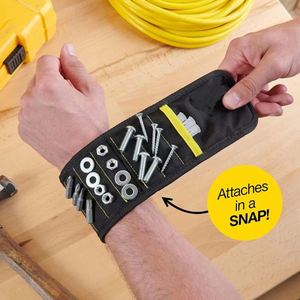 BSCI Factory <b>Wrap</b>-It <b>Storage</b> Magnetic Wristband Versatile Professional Tool Belt Screw Holder Great <b>Gift</b> Stocking Stuffer - Product Image 6
