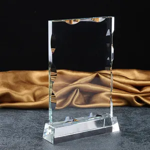 MH-NJ0043 escudo de troféu placa de cristal vazio