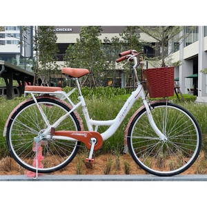 24 26เลดี้จักรยานซิตี้จักรยานสไตล์สปอร์ตคันเหยียบเหล็กธรรมดาดีไซน์ยอดนิยม - Product Image 2