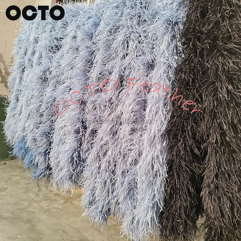 Wholesale Various Colors 2ply 3ply 4 ply 5ply 6ply 7ply 8ply 10ply High Quality Luxury Cheap Ostrich Feather Boa