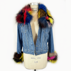 Veste en jean surdimensionnée Boomletcorp personnalisée pour femmes avec manches longues et nouvelles poches OEM confortable rempli de coton disponible - Product Image 1