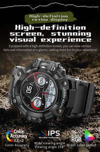 Nouvelle montre connectée LC21Sport pour homme, écran LCD, lampe de poche, boussole, suivi du sommeil, compatible Android et iOS - Product Image 5