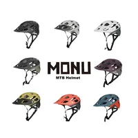 MONU Helm Olahraga Sepeda Gunung Dewasa, Helm Sepeda Gunung dengan Tiga Kecepatan Dapat Disesuaikan
