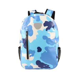 Bolsa impermeable al aire libre de la cremallera de navegación Camping ciclismo logotipo personalizado 500D Lona de PVC impermeable Unisex 20-35 litros