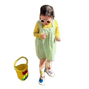 Vestido de Verano sin Mangas a Cuadros Verde para Niñas Pequeñas, Diseños Elegantes de Vestidos para Bebés - Product Image 6