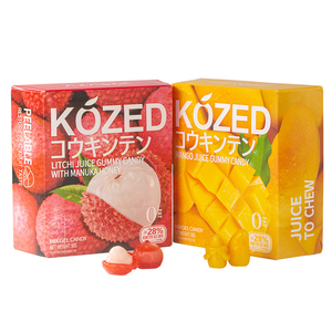 Bonbons gélifiés à la pulpe de fruits KOZED 28% de jus de fruits, bonbons halal, bonbons à mâcher, vente en gros - Product Image 3