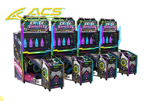 Console de jeu d'arcade de tir au laser Crazy Shooter à monnayeur pour 2 joueurs, écran tactile 10 pouces, en fer et plastique, modèle ACS-0088 - Product Image 3