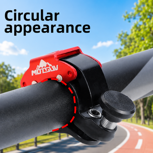 <span class=keywords><strong>Sonnette</strong></span> de vélo antivol MOTSUV en alliage d'aluminium, son clair et fort, fixation sur guidon, accessoire de vélo pour la sécurité en cyclisme en extérieur - Product Image 6