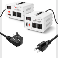 Convertisseur de tension domestique portable 220V/110V, transformateur onduleur 2500W 2KVA monophasé, efficacité 90%, garantie 12 mois