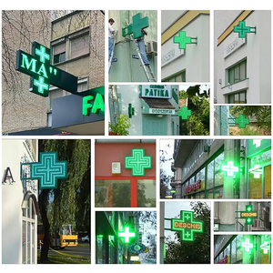 P2.5 P3 P4 P5 WIFI a todo color 4G Pantalla LED cruzada de doble cara programable Piso de publicidad de <span class=keywords><strong>farmacia</strong></span> Señal de tienda IP65 - Product Image 4