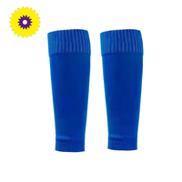 Vente en gros de chaussettes de football design sans pied manches de jambe chaussettes de football sport sans pied manches
