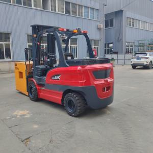 Di alta qualità 5t pesante carrello elevatore elettrico con stazione completa di guida Stacker a terra buoi carrello elevatore in vendita - Product Image 2