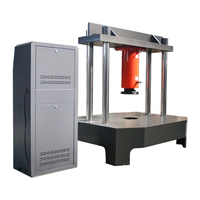 Machine d'essai de couvercles d'égouts à performance stable avec cellule de charge servo-hydraulique, prix de la machine d'essai de compression de couvercles d'égouts