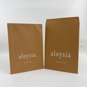 24x5x34cm Custom Logo Self Seal <b>Brown</b> Kraft Paper Mailer Envelope Recyclable Apparel Packaging Paper Shipping Bags for Clothes - Product Image 5
