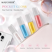En stock – 4 couleurs – Huile à lèvres brillante hydratante non collante – Prix de gros – Approvisionnement en vrac – Marque privée – Soin des lèvres professionnel