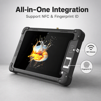 Tablette industrielle robuste de 8 pouces, IP68 étanche, Android 8.1, 4G LTE, Rockchip RK3288, écran tactile capacitif, qualité industrielle, OEM