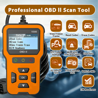 V300 Advanced OBD2 Scanner Lector de código profesional y herramienta de escaneo de diagnóstico para automóviles Datos en vivo y pantalla de luz de verificación del motor