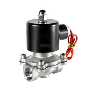 Válvula Solenoide de Rosca Hembra Recta de Acero Inoxidable 2W 304 316 de Latón de Dos Vías Npt Bsp AC220V DC24V Normalmente Cerrada para Agua, Aceite y Gas - Product Image 6