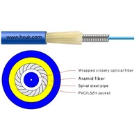 Hanxin 12 Core G652d Indoor Optical Fiber Cable with PVC Jacket ISO/CE/ROHS Certified 30-Day Warranty