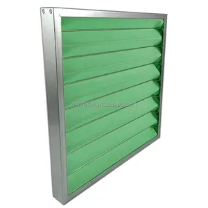 Panel Harga kompetitif G4 Filter udara pra-galvanis berlipat Merv8 16*25*2 penyaring udara