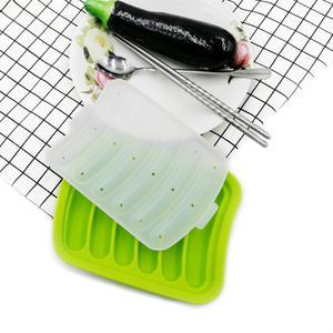 Moule à saucisses en silicone de qualité alimentaire pour la cuisson domestique, support carré pour hot-dogs, outil de cuisine pour gâteaux DIY - Product Image 6
