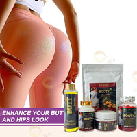 OEM Grosses Hanches Et Fesses Booty Courbes Crème D'Agrandissement Des Fesses Pilules Ensemble Bbl Gummies Black Maca Butt Lift Enhancement Set
