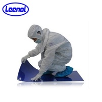 Tapis adhésifs antibactériens jetables LEENOL, adhérence à 99,9 %, surface mate, matériau PE, contrôle de la poussière pour sols de salles blanches et électronique
