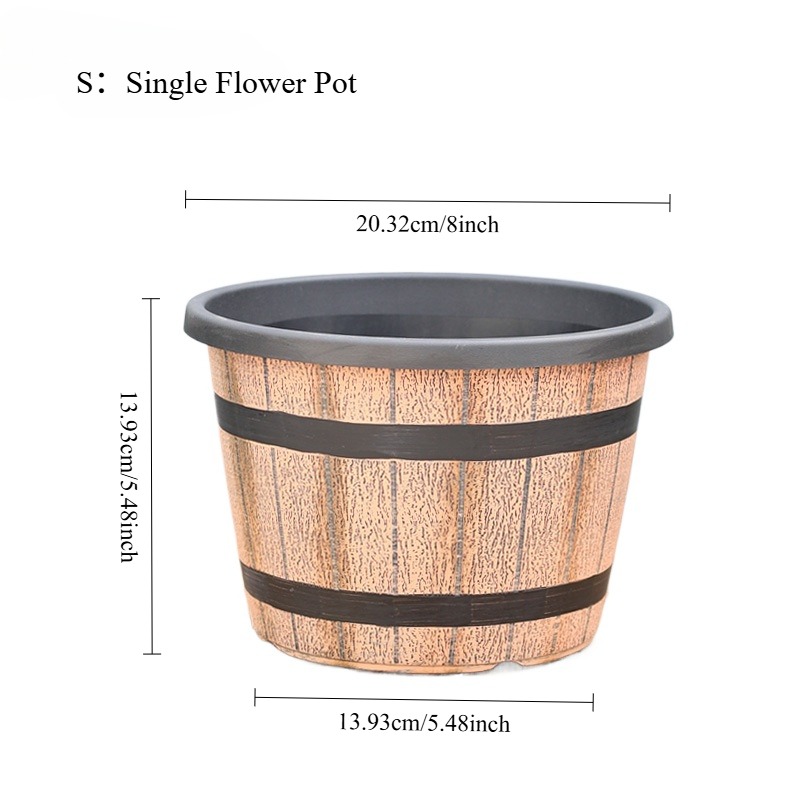 Vaso da fiori singolo color kaki S