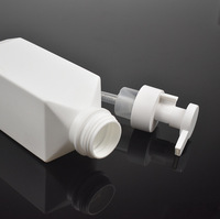 Botol Dispenser Sabun 400ml 600ml 1000ml, Botol Pompa Plastik Pembersih Wajah 400ml 600ml, Botol Pompa Busa HDPE Persegi untuk Kemasan