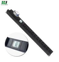 HJ Promotion Exceptionnelle : Unité de Distribution d'Énergie Intelligente (PDU) 16A à 8 Prises avec Surveillance à Distance, Certifiée CE RoHS pour Salles de Serveurs