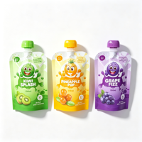 Pochettes Doypack personnalisées de 100 ml, 200 ml, 300 ml, 500 ml, de qualité alimentaire, stérilisables, pour boissons, vodka, bière, avec bec verseur, emballage souple.