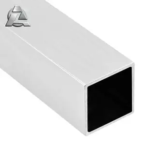 Tube de tube de forme carrée en alliage d'aluminium extrudé de taille standard de 200x200mm