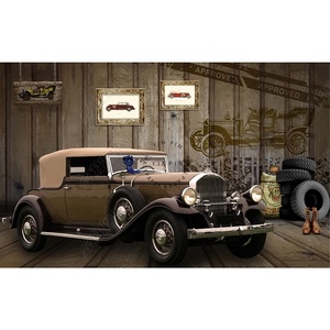 <span class=keywords><strong>Papier</strong></span> <span class=keywords><strong>peint</strong></span> d'impression numérique murale de fond de <span class=keywords><strong>voiture</strong></span> américaine rétro <span class=keywords><strong>3D</strong></span> - Product Image 4