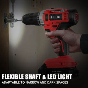 21Vコードレスドリルバッテリーコードレスドライバー電動工具スクリュードライバー機械を作る電気 - Product Image 6