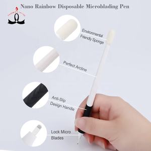 Wenshen ปากกาสัก0.18มม. สีรุ้ง18U นาโนใช้แล้วทิ้งปากกาไมโครเบลดสำหรับแต่งหน้าถาวร - Product Image 3