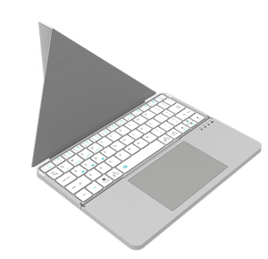 Custodia Staccabile Compatibile con <span class=keywords><strong>Tablet</strong></span> e Smartphone, Mini Tastiera Wireless per Samsung <span class=keywords><strong>Huawei</strong></span> - Product Image 6