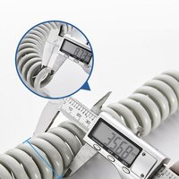 Tuyau de douche télescopique 1,5/2/3m, tuyau flexible pour bidet WC, pulvérisateur, tuyau de plomberie type ligne téléphonique, accessoires de salle de bain
