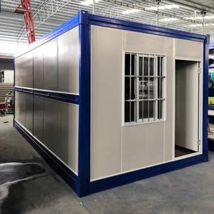 20ft 40ft có thể gập lại container nhà rộng rãi hiện Đại Nội thất thép Sandwich Bảng điều khiển xây dựng mạnh mẽ và bền - Product Image 1