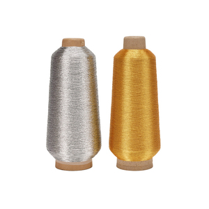 Ruban de Polyester artisanal, broderie or <span class=keywords><strong>argent</strong></span>, <span class=keywords><strong>fil</strong></span> métallique, <span class=keywords><strong>fil</strong></span> <span class=keywords><strong>Lurex</strong></span> - Product Image 2