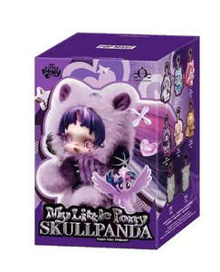 POP-MMART SkullPanda Little Horse Rainbow Peluche Pendente 11-30CM Blind Box Cocoon Queen - Product Image 6