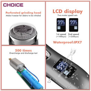 USB נטענת רגל Scrubber קשה עור מת רגל קובץ מכונת גילוח מקצועי ואקום חשמלי יבלת <span class=keywords><strong>Remover</strong></span> עבור רגליים - Product Image 3