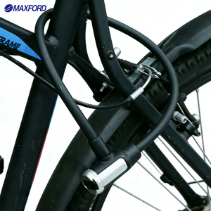 Candado para Neumáticos <span class=keywords><strong>de</strong></span> Bicicleta MAXFORD, Candado <span class=keywords><strong>de</strong></span> Cable <span class=keywords><strong>de</strong></span> Alta Seguridad Antirrobo para Motocicleta, Portátil, Expandible, para Bicicleta y Scooter - Product Image 4