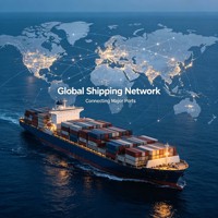 Transport de conteneurs FCL LCL, solutions de fret maritime mondial, transitaire professionnel vers les principaux ports maritimes mondiaux