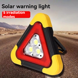 Luce Stroboscopica LED COB Ricaricabile USB, Lampada di Emergenza Riflettente in ABS PC a Forma Triangolare, Segnale Stradale per Veicoli - Product Image 2