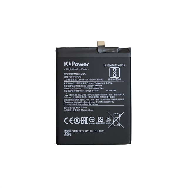 OEM Factory Bn47 Battery for Xiaomi Redmi 6 Pro Mobile Phone Battery