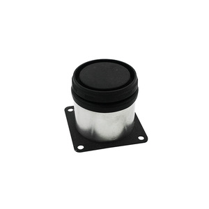 Pata de Mueble Cilíndrica Ajustable de 50 mm, Cromada, Negra, de Hierro, Minimalista, para Gabinete, Mesa de Centro, Sofá, Fácil Instalación - Product Image 3