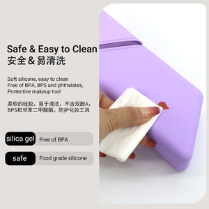 Silicone Makeup Organizer Large Capacity Cosmetic Storage <b>Bag</b> Eco-Friendly Safe Easy Clean - Product Image 1